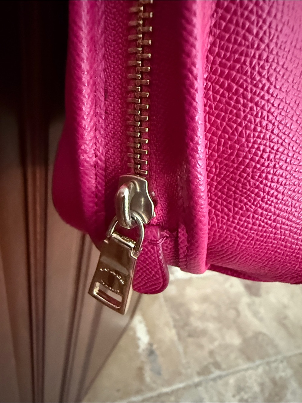 Coach Prince Street mini satchel pink Ruby EUC 11 1/2"(L) x 7 3/4" (H) x 4 1/4" - Picture 5 of 13
